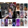 Чехол для телефона Samsung S25 S24 S23 S22 S21 S20 Ultra S20 S22 S21 S10E S20 FE S24 Plus Певица Поп-звезда Ариана Гранде Ракушка