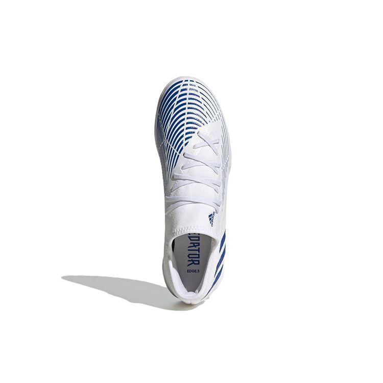 Adidas Predator Edge.3 Круглый носок на шнуровке TF (Резиновые шипы) Твердый грунт Искусственный газон Нескользящие Прочные Удобные Футбольные бутсы Мужские Футбольные бутсы GX2633