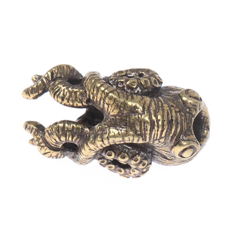 Retro Brass Sea Animal Octopus Pendant Diy Paracord Bracelets Necklace Accessori