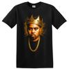 King Crown Portrait T Shirt Royal Gold Chain Regal Hip Hop Tee