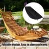 Чехол для шезлонга Yousheng Outdoor, водонепроницаемый чехол для кресла-качалки, складной чехол для шезлонга с регулируемым шнурком для деревянного садового шезлонга
