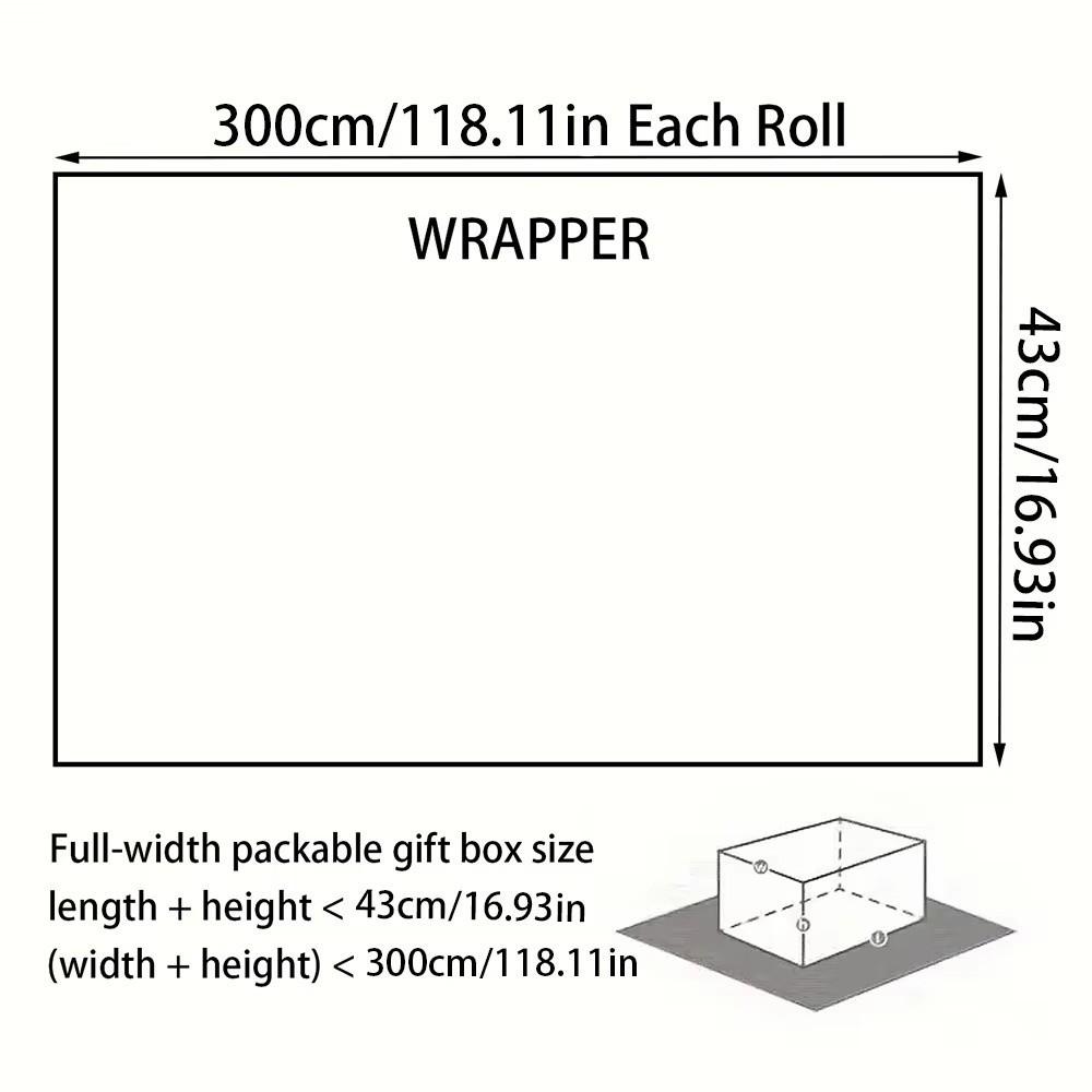 Santa Claus Christmas Wrapping Paper Kraft Paper Present Box Packing Eco-friendly Wrapper  Xmas