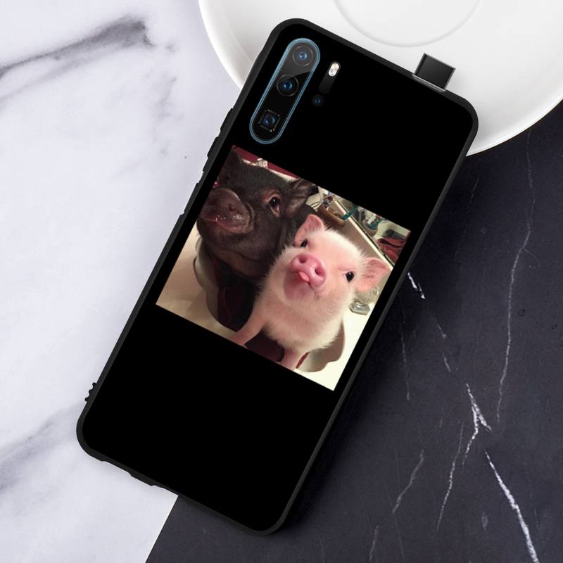 Pet Pig Aesthetically Interesting Pattern Phone Case For Huawei Honor Mate P 10 20 30 40 I 9 8 Pro X Lite Smart 2019 Nova 5t