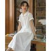 Literary White Lace Short-sleeved Shirt Top Women + Skirt