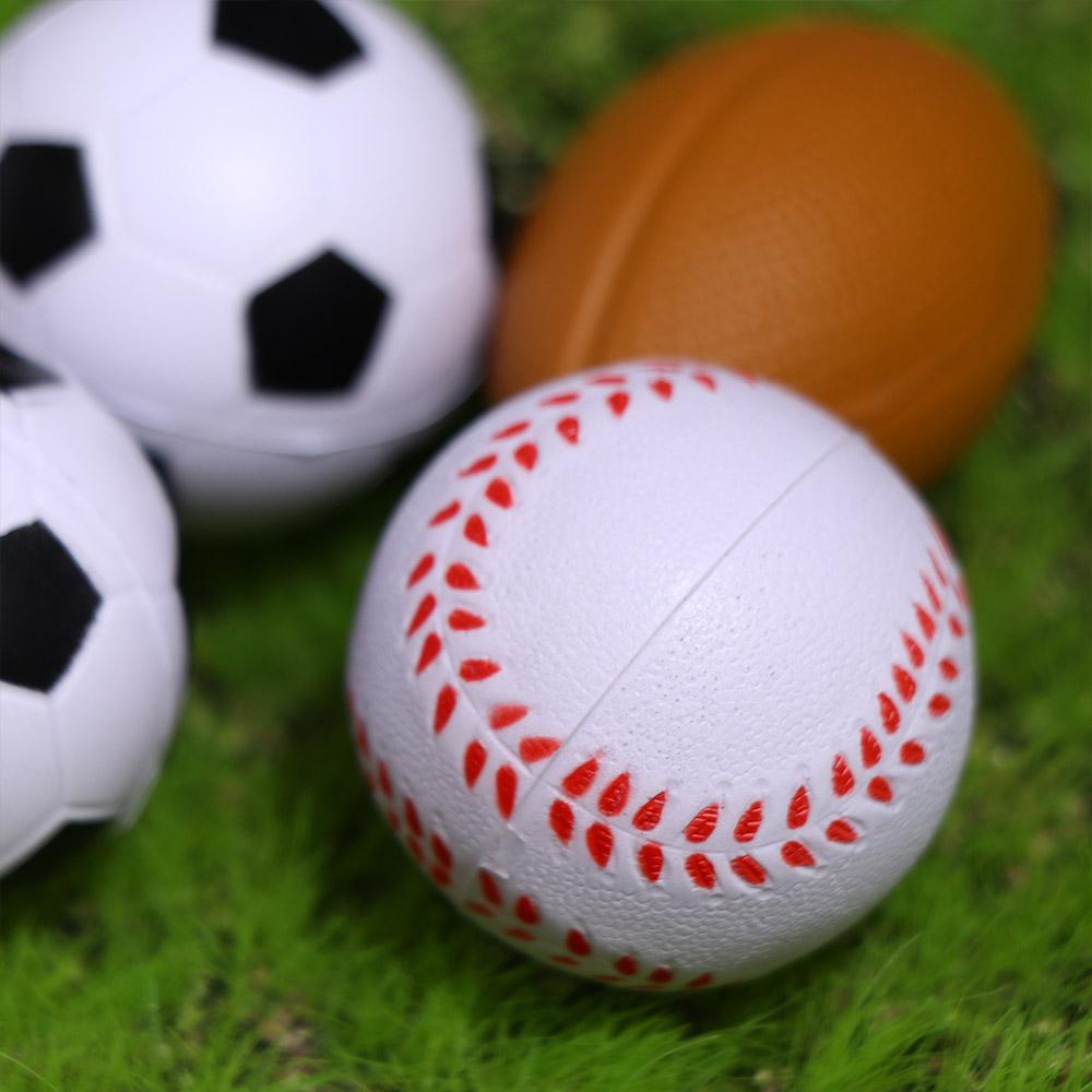Baseball Football Rugby Ball Toy Funny Toy Balls Mini Basketball Toys Squeeze Ball PU Sponge Ball