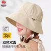 Sun Protection Hat Women Wear Light and Quick-drying Strap Bucket Hat Women Summer Sun Protection Hat Men Show Ponytail Sun Hat Women