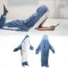 Shark Costume, Shark Pajamas, Shark Sizes, Blue Blanket, White Sleeping Bag