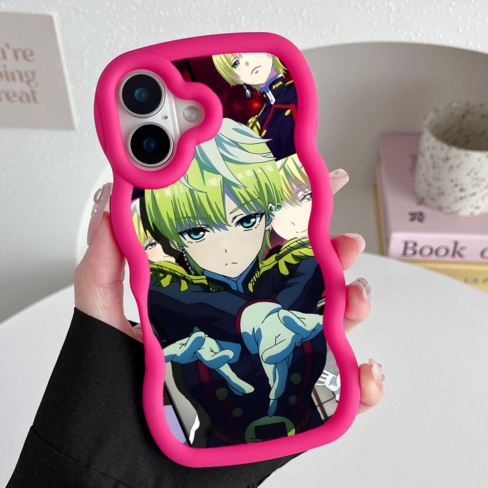 Mato seihei no slave Tenka Izumo Чехол для мобильного телефона из ТПУ с волнистым краем для iPhone 17 16 15 14 13 12 11 Air Pro Max Plus Цветная обложка