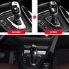 Текстура из углеродного волокна для BMW F30 F10 F15 F07 F20 F21 F22 F32 F34 F35 5GT рамка панели переключения передач автомобиля крышка ручки переключения передач отделка головы