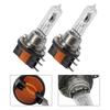 2 шт. H15 12 В 15/55 Вт галогенные лампы для фар белого цвета для автомобиля дальнего света авто желтый свет дневные ходовые огни 3200 К