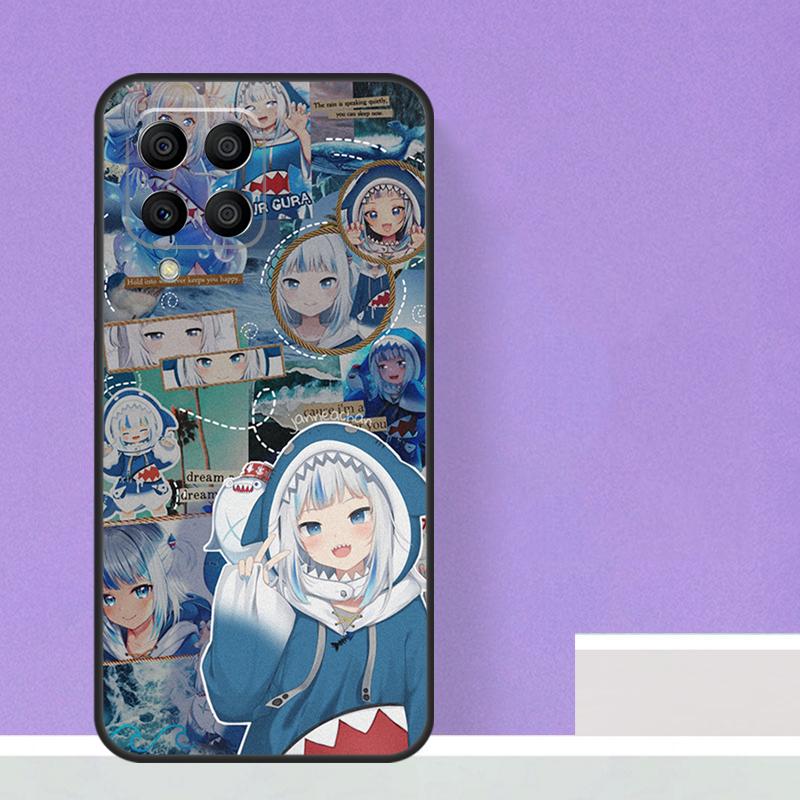 Чехол Gawr Gura Hololive Girl для Samsung Galaxy M14 M34 M54 M31 M11 M13 M53 M51 M12 M32 M52 M16 M36 M56 M15 M35 M55