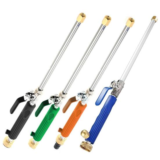 Pressure Washer Wand High Pressure Power Jet Washer Portable Car Washing Wand with Hose Quick Connector for Car Window Garden Cleaning