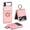 Anti -Knock Finger Ring Protective Case For Samsung Galaxy Z Flip 3 5g Flip3 Drop Protection Fundas Coque