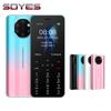 Soyes S10W Mini Moblie Small Cellphone 1.77 Inch Display 1000mAh Dual SIM Card With Rear Camera MP3 FM Flashlight 2G Mobile Phone