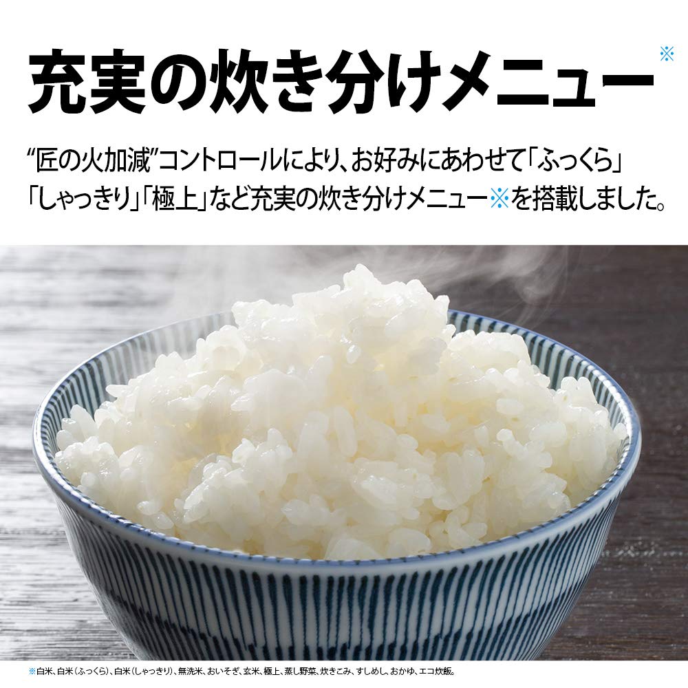 Sharp Rice Cooker IH 3 Cups PLAINLY Heat White Takumi's KS-HF05B-W