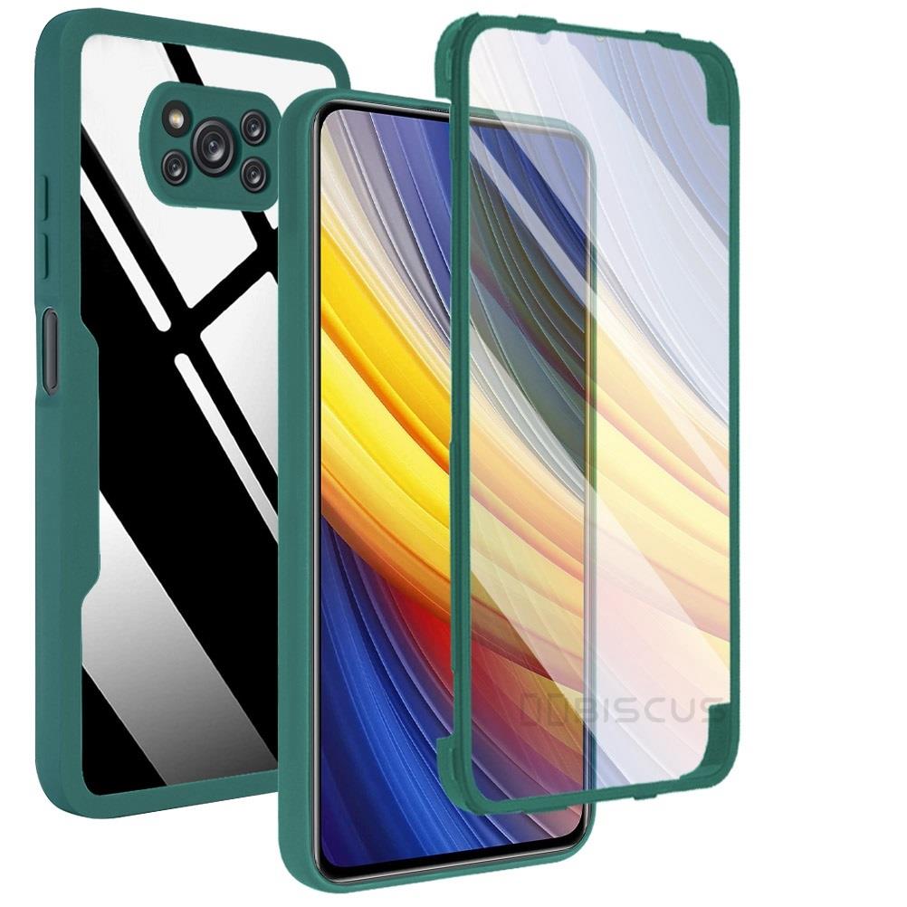 Чехол 360° на все тело Для Poco X3 Pro Корпус Оболочка Крышка Для Poco X 3 NFC X3Pro Coque Funda Carcasa со встроенной защитной пленкой для экрана