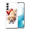 Милый Щенок Сердце Собаки Чехол для Телефона Для Samsung Galaxy S26 S25 Edge S24 S23 FE S22 Ultra S21 Plus S20 + Fundas Cover Coque Galaxy