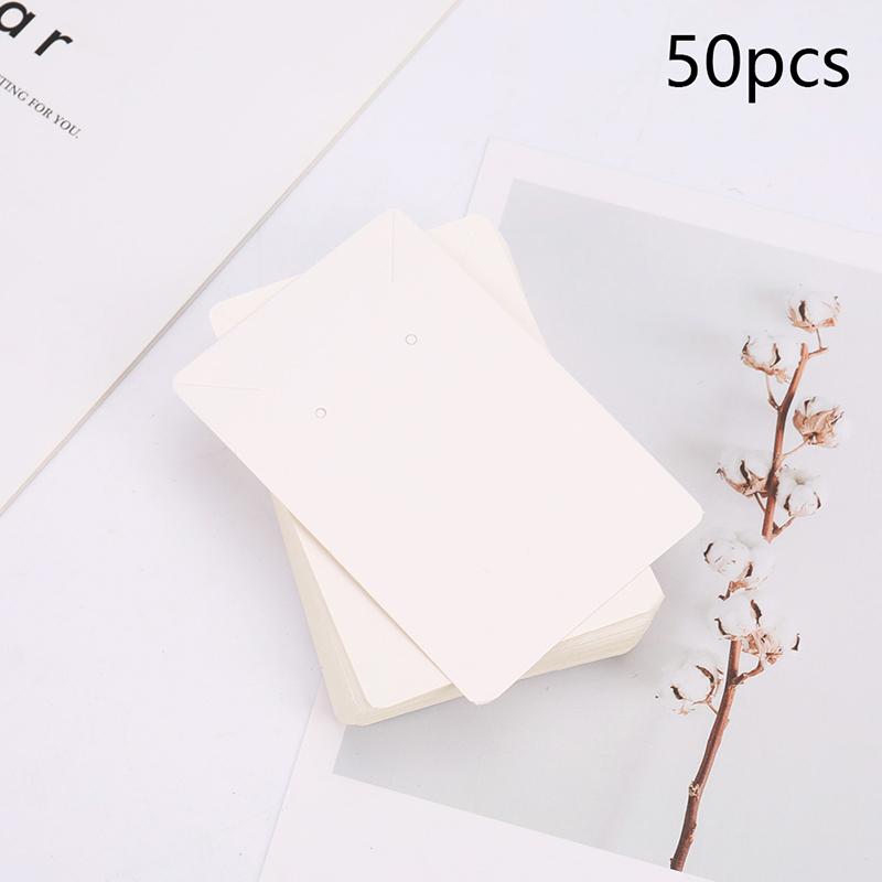 50 шт. Серьги и ожерелья для демонстрации сережек в упаковке, висящие бирки, картонные карточки