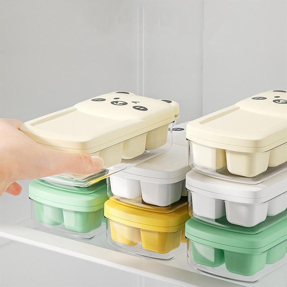 Mini Ice Cube Mold Easy Release Freezer Storage Box New Ice Cube Maker Kitchen