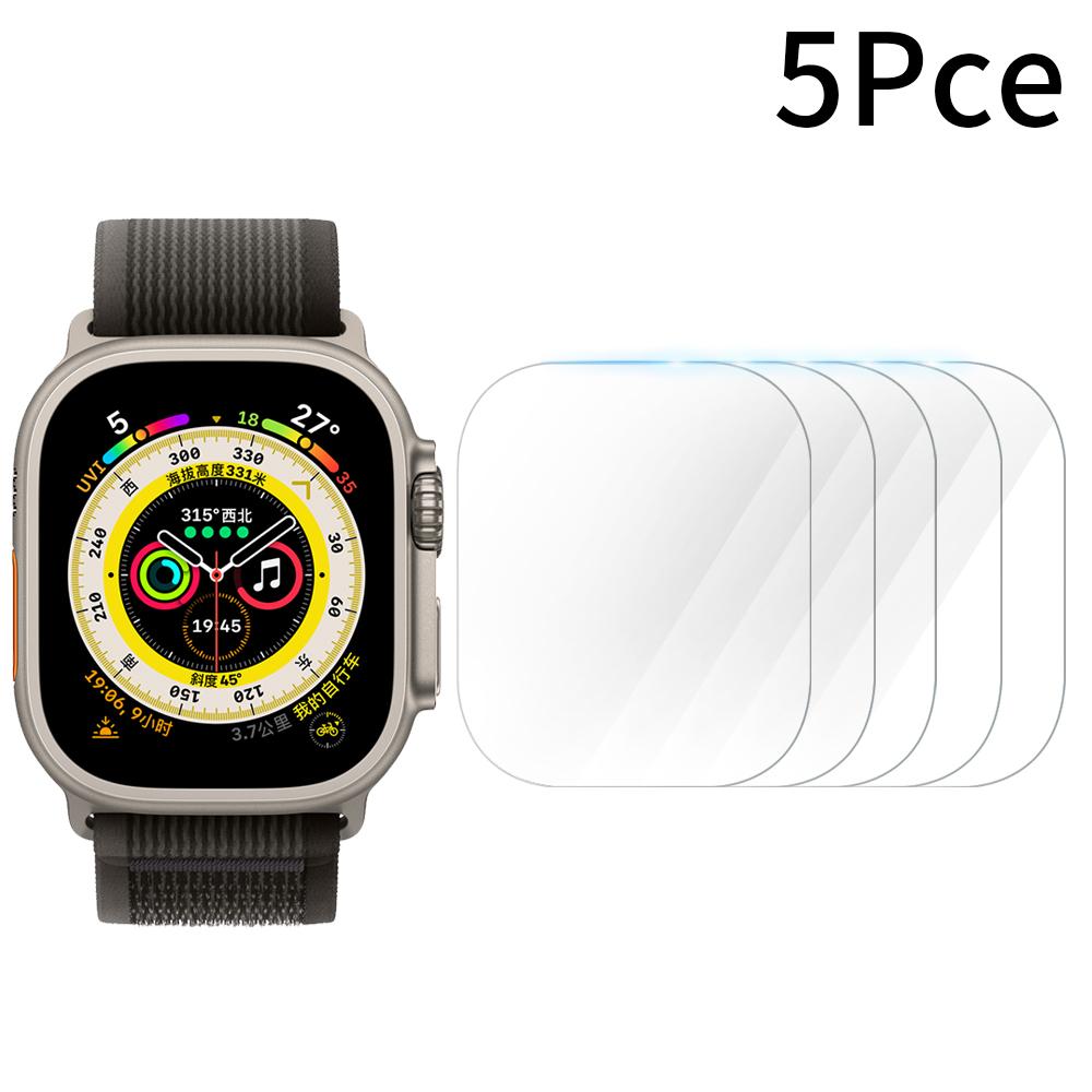 1/5 шт. Защитная пленка для экрана Apple Watch Ultra 49 мм, закаленное стекло, прозрачная HD, защита от царапин, полная защитная пленка для iWatch Ultra 49
