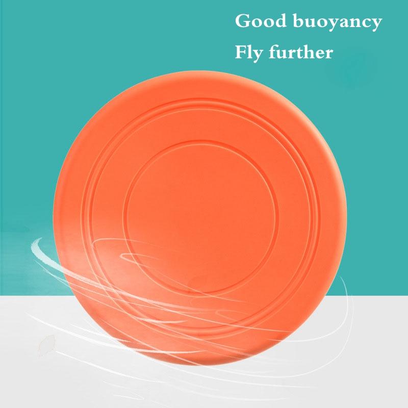 17.8cm Pet Resistant Bite Floating Toy Game Flying Discs Interactive Dog Supplies Dog Toys Pet Flying Discs Puppy Training Toy
