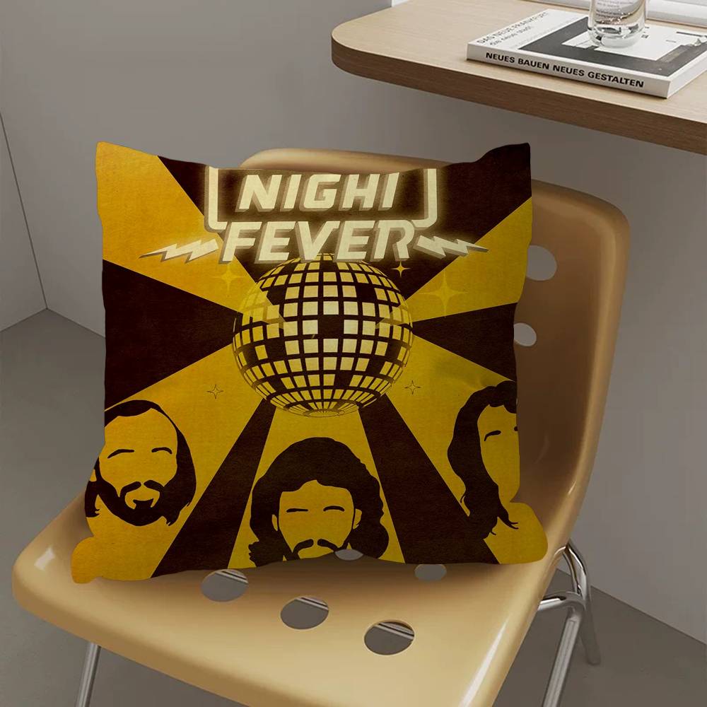 Подушка с изображением певца Bee Gees для спальни, комнаты и дивана в гостиной, декоративная наволочка