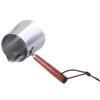 Wood Handle Turkish Coffee Pot V Shaped Spout Milk Saucepan Practical Butter Warmer Pot  Cafe