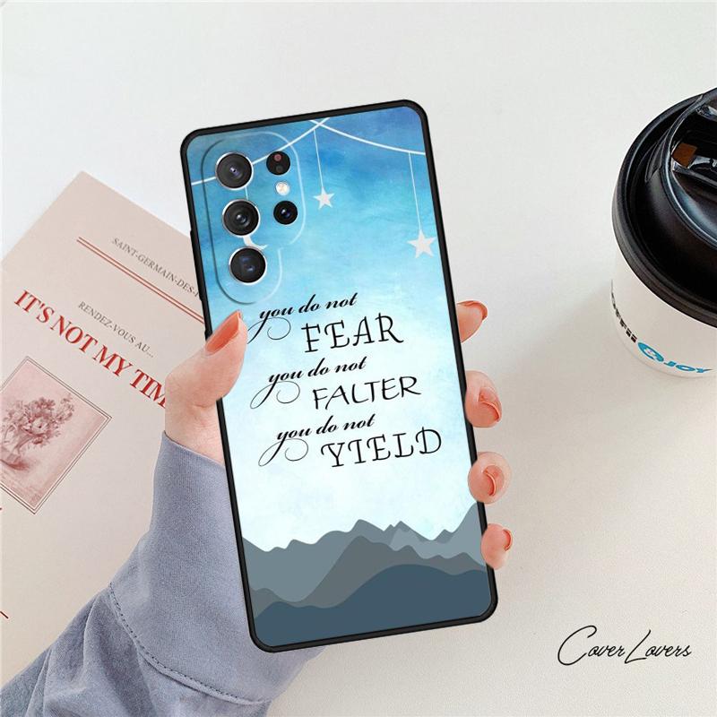Чехол для телефона Sarah J Maas «Королевство шипов и роз» Для Samsung Galaxy S24 S25 S23 S22 Ultra Note 10 20 Plus S20 S21 FE Чехол
