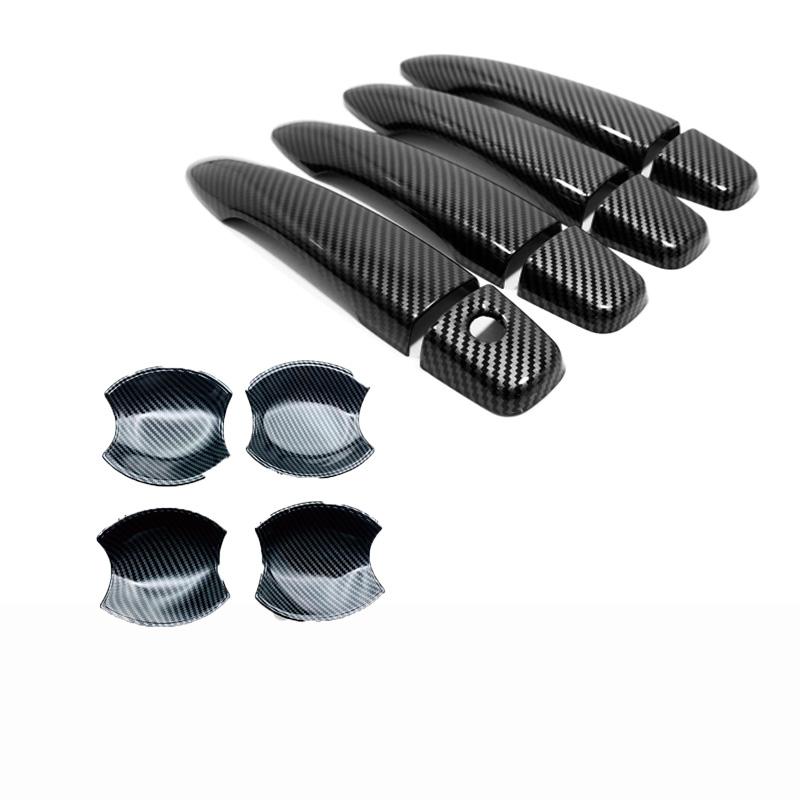 For Nissan Note E13 ABS carbonfiber Exterior Side Door Handle door Bowl sticker Cover Trim External accessories