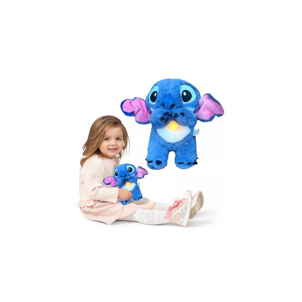 Кукла-игрушка для сна Stitch с функцией дыхания и музыкой, успокаивающая, для снятия тревоги, плюшевая, подарок