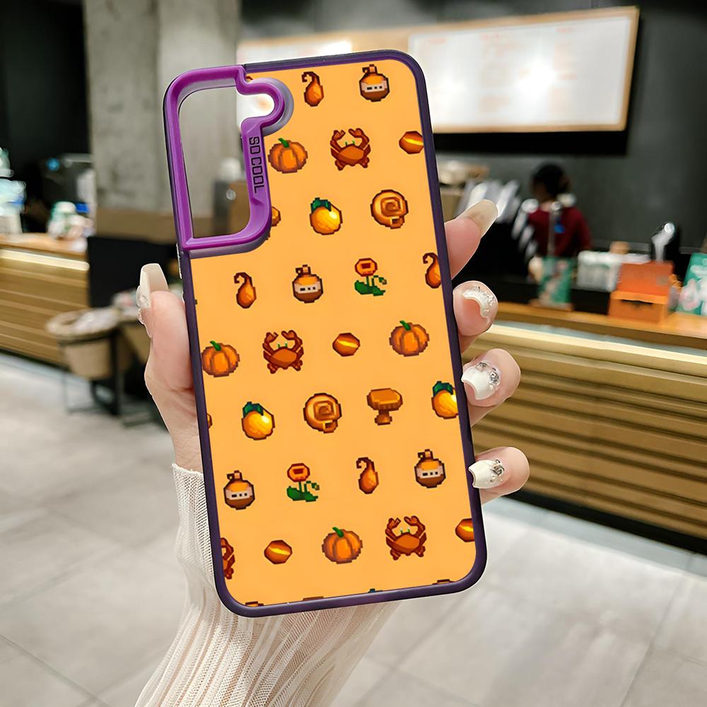 Чехол для телефона Stardew Valley Цветной Серебристый Чехол Для Samsung Galaxy S21 S22 S23 S24 S25Note20 Ultra Plus Fe