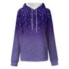 Women's Fashion Loose Casual Daily Long Sleeve Hoodie Floral/Leaf Print Sweatshirt Top