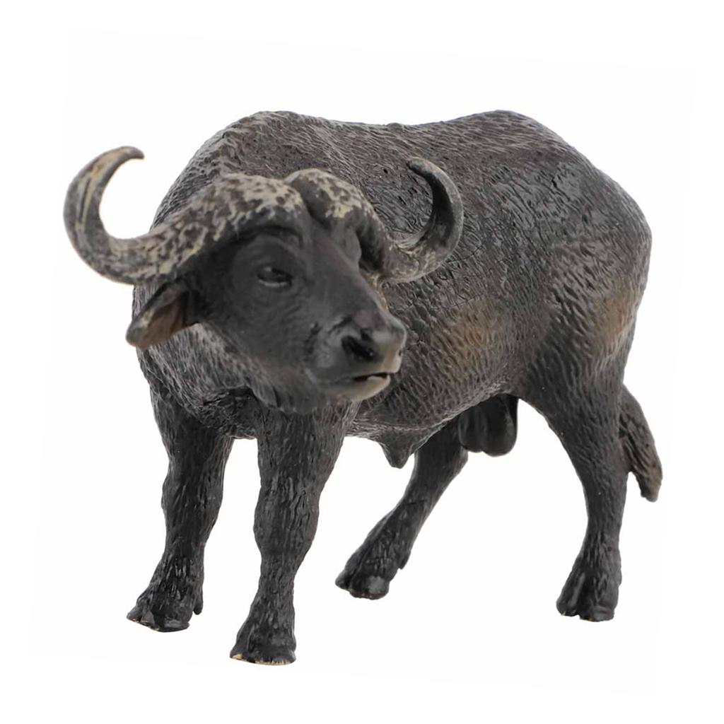 Animal Model Children"s Toy Simulation Buffalo Environmentally Friendly Plastic Mini Decoration