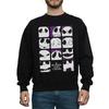 Disney Mens Nightmare Before Christmas Many Faces Of Jack Squares Sweatshirt