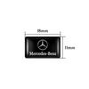 GLC GLB 10Pcs Car Styling 3D Emblem Epoxy Decoration Sticker For Mercedes Benz AMG GLC W205 W203 W206 W220 W211 W212 W201 W210