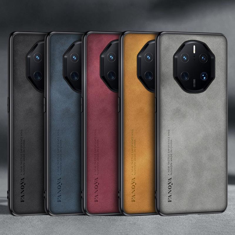 Роскошный чехол из искусственной ПУ кожи для Huawei Mate 50 RS 30 40 Pro Plus Обложка Матовый силиконовый чехол для телефона для Huawei Mate 10 20 RS 9 Pro 20X