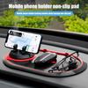 All In 1 360 Degrees Rotating Non-Slip Phone Holder Car Anti-slip Mat Bracket Silicone Dashboard Sticky Phone Bracket Mat Car Dash Grip Pad