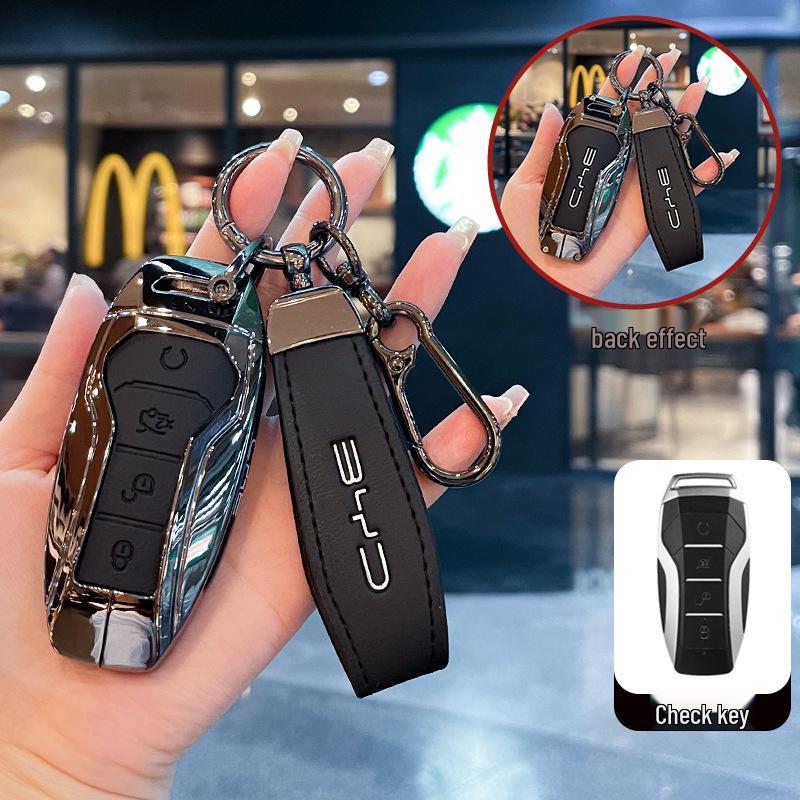 Совместимый чехол для ключей для автомобилей BYD Dolphin, Seagull, Yuan, Seal 05, Qin, E2, E3, E7, Han, Tang и Song.