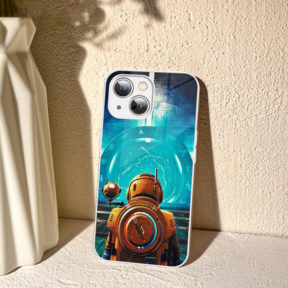 Чехол для телефона с изображением из видеоигры No-Man's Sky для iPhone 14 13 12 Mini 11 Pro XS Max X XR 14 Plus, защитное стекло