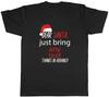 Personalised Dear Santa Please Bring Christmas Xmas Mens Unisex T-Shirt Tee Gift