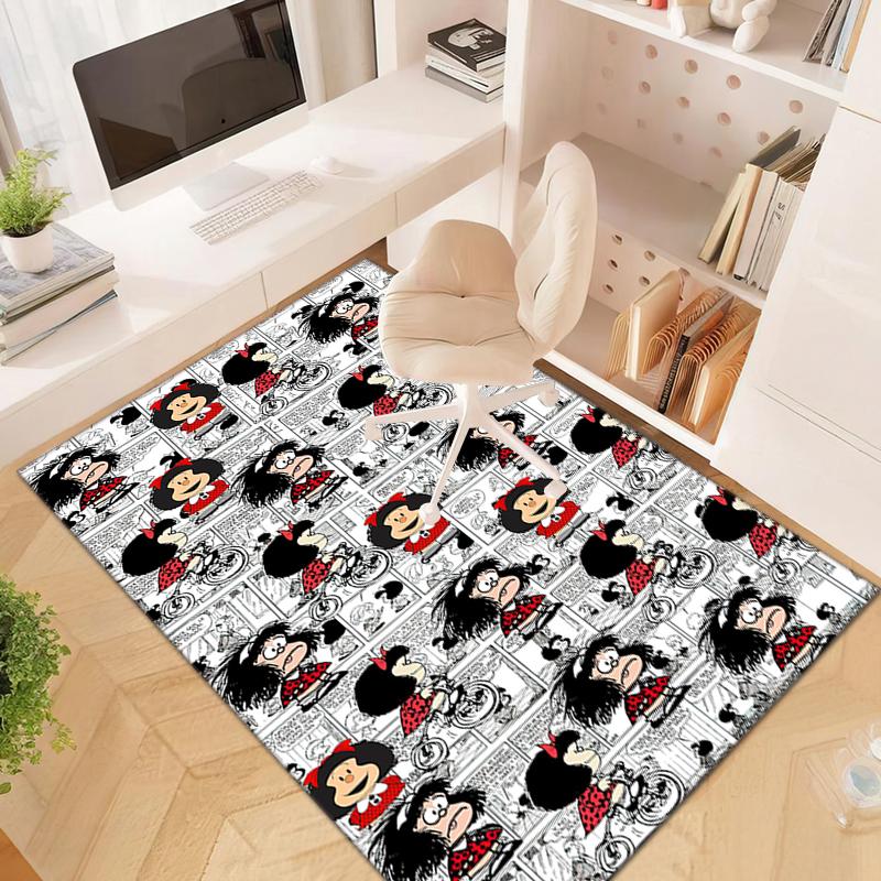 1PC Mafalda Rug - home decoration Carpet For Living Room Bedroom Flooring Computer Chair Area Rug