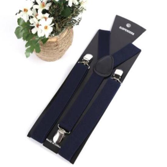 Suspender Unisex Clip On Suspender Elastic Y-shape Men Adjustable Braces