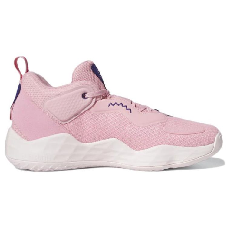adidas ДОН. Выпуск №3 GCA Светло-розовые кроссовки унисекс Clear-Pink Team-College-Purple GW3643