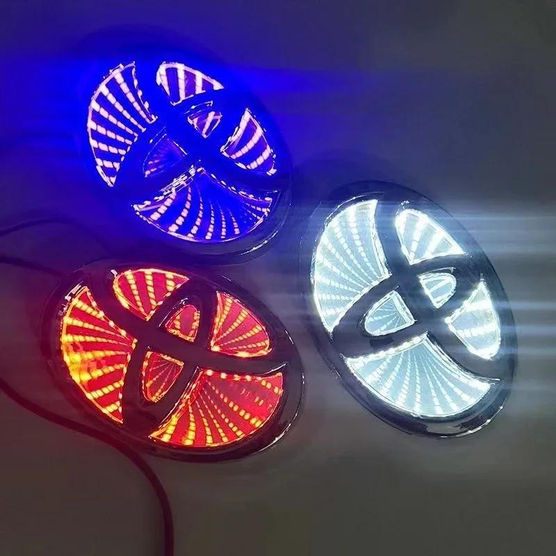 1X TOYOTA 3D Logo Light Car Front Grille Trunk Logo LED Light for Toyota Corolla PRADO CHR HRV Camry Highlander LVALON Rav4 REIZ KP2