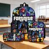Набор рюкзаков с принтом Fortnite Мультяшный Легкая сумка для компьютера Школьная сумка для мужчин и женщин