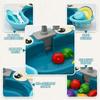 Children Play Kitchen Set with Simulated Dishwasher Sink Hand Basin Electric Circulating Water Toy for Boys Girls Kids Role Play