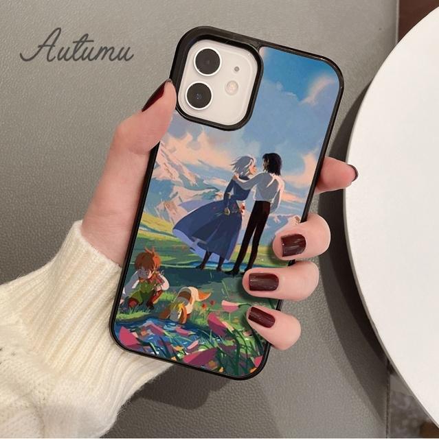Чехол для телефона «Ходячий замок Хаула» для iPhone 11 12 13 14 Pro Max mini XR XS SE 2020 6S 7 8 Plus Samsung Galaxy S21 S22