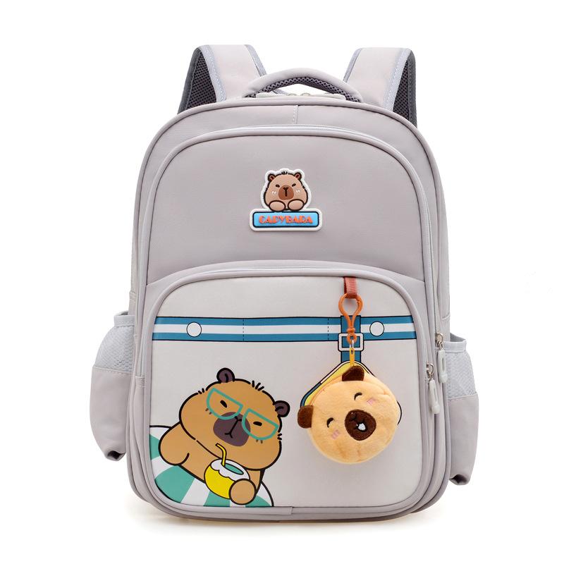 Школьный рюкзак Ученик начальной школы Капибара мультяшный любовь ребенок рюкзак большой вместимости рюкзак для 1-3 класса