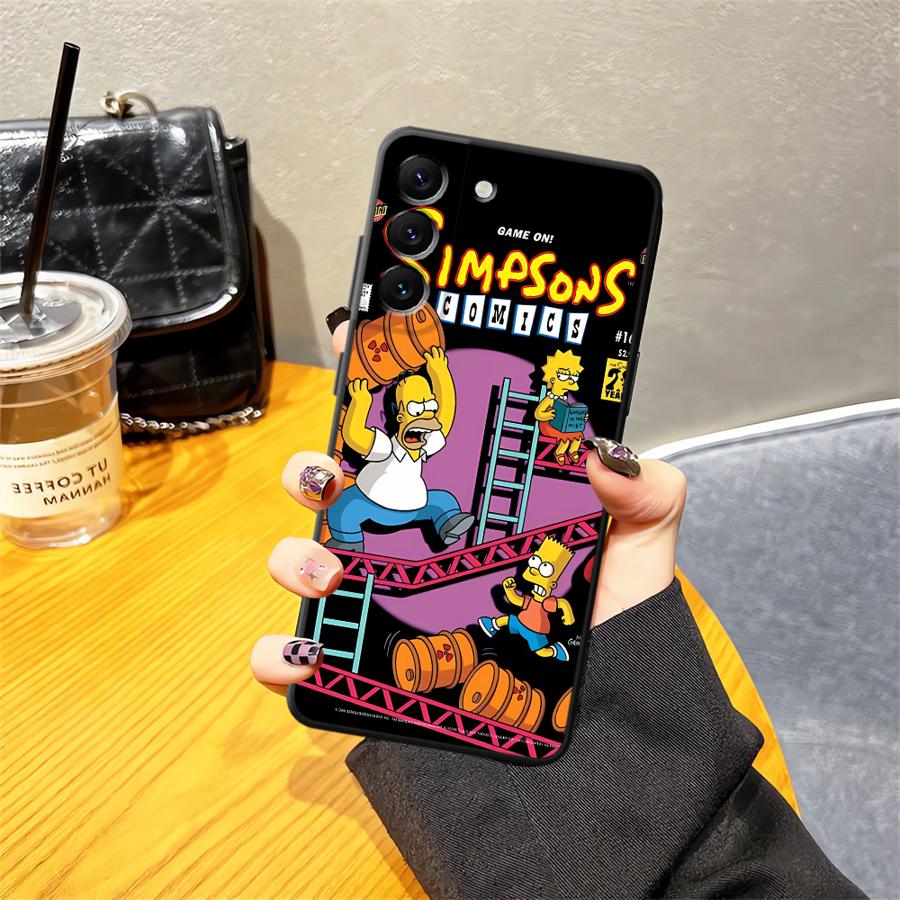 Мультяшная Funda Чехол для телефона The S-simpsons для Samsung Galaxy A70 A15 A04 A06 A12 A16 A40 A13 A20 A05 A50 A17