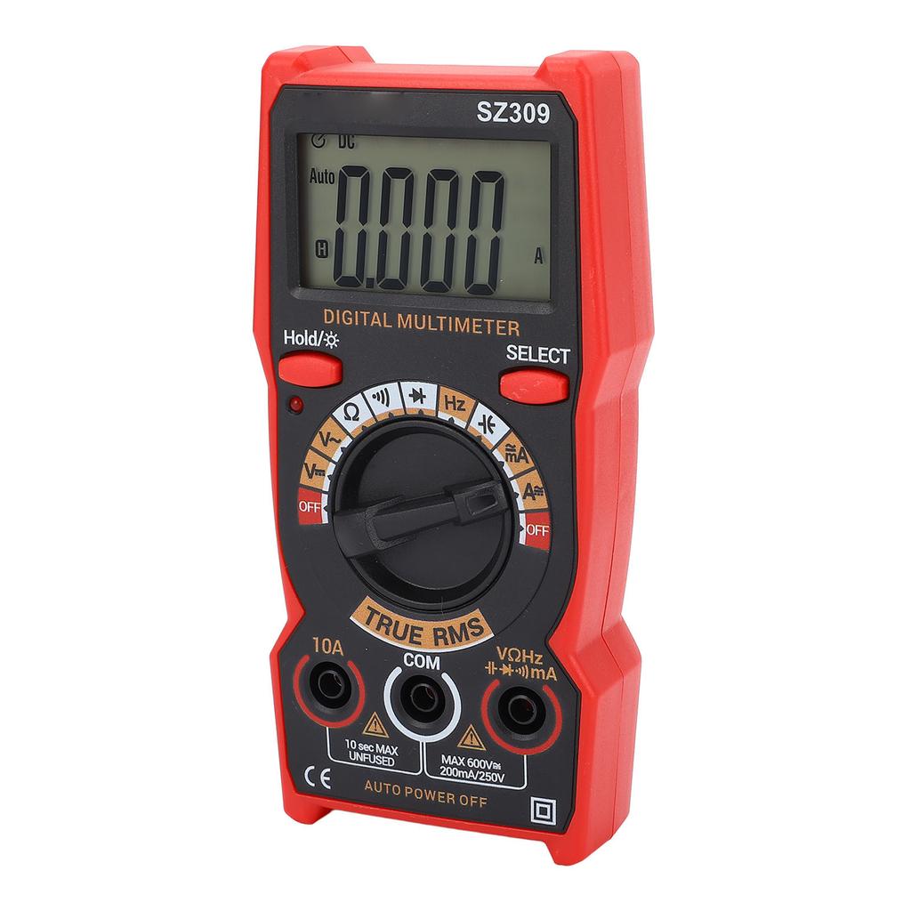 Цифровой мультиметр, автомобильный тестер напряжения аккумулятора, комплект постоянного тока, переменного тока, вольтметр, омметр, амперметр, умный